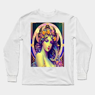 Art Deco Florentine Long Sleeve T-Shirt